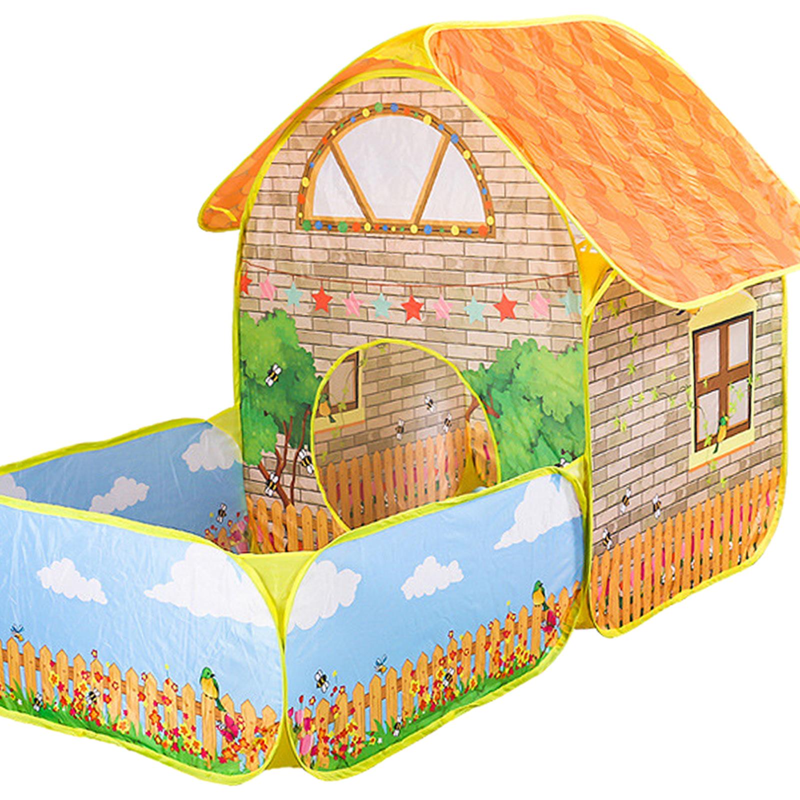 Kids Outdoor Yard Toys - Foldable Play Tent Toys Kids Play