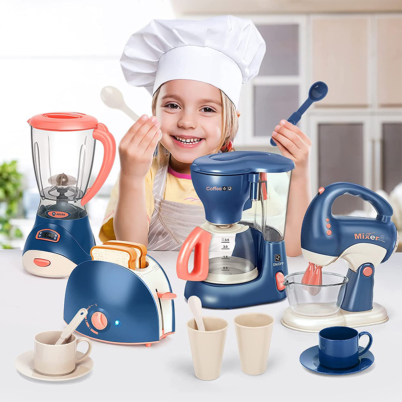 Kids Outdoor Kitchen Set - Mini Household Appliances Kitchen Toys, Pretend