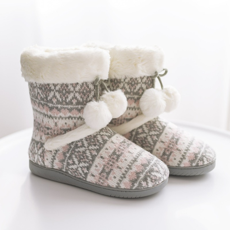 Children'S Outdoor - Plush Slippers Boots for Women Warm