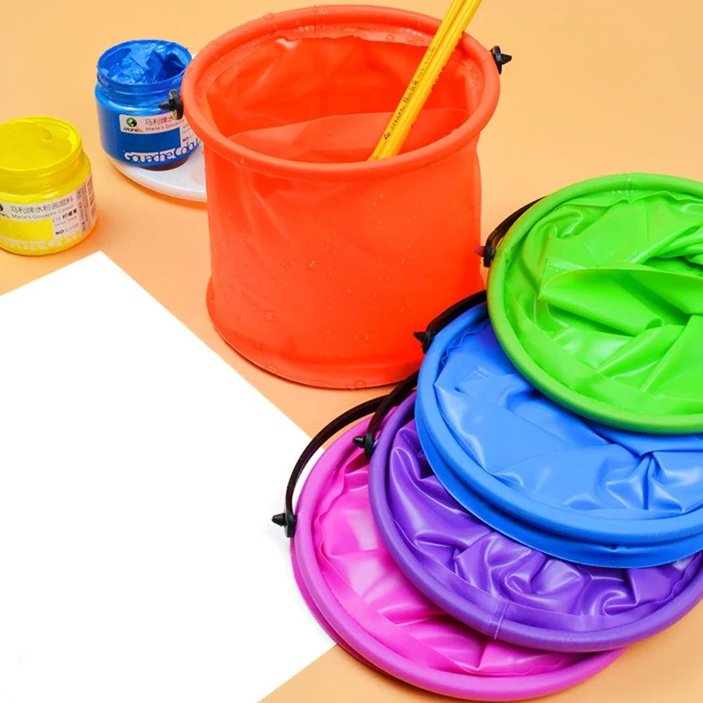 Kids Outdoor Kit - Collapsible Beach Sand Bucket Portable Folding
