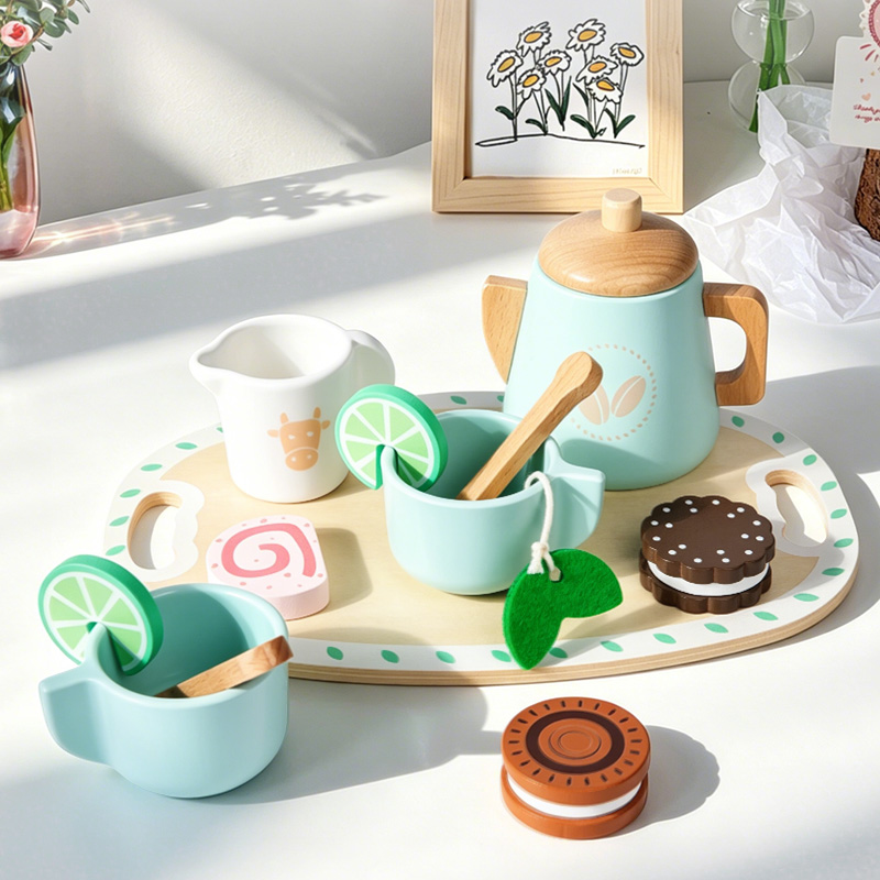 Kids Wooden Educational Toys P - Kids Outdoor Kitchen Set recension och pris