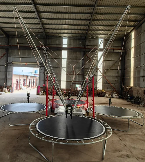 New Design 4-person Round Mova - Kids Indoor Outdoor Trampoline recension och pris