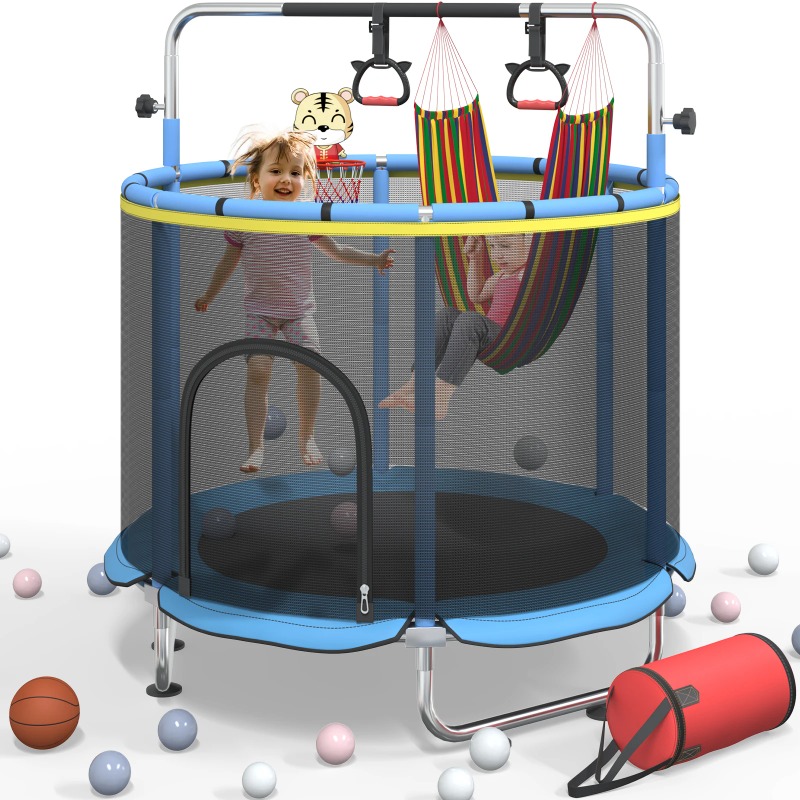 5FT Toddler Trampoline 8-in-1  - Kids Indoor Outdoor Trampoline recension och pris