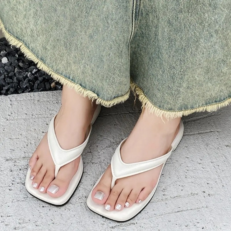 Women Solid Square Toe Flip Fl - Kids Outdoor Shoes recension och pris