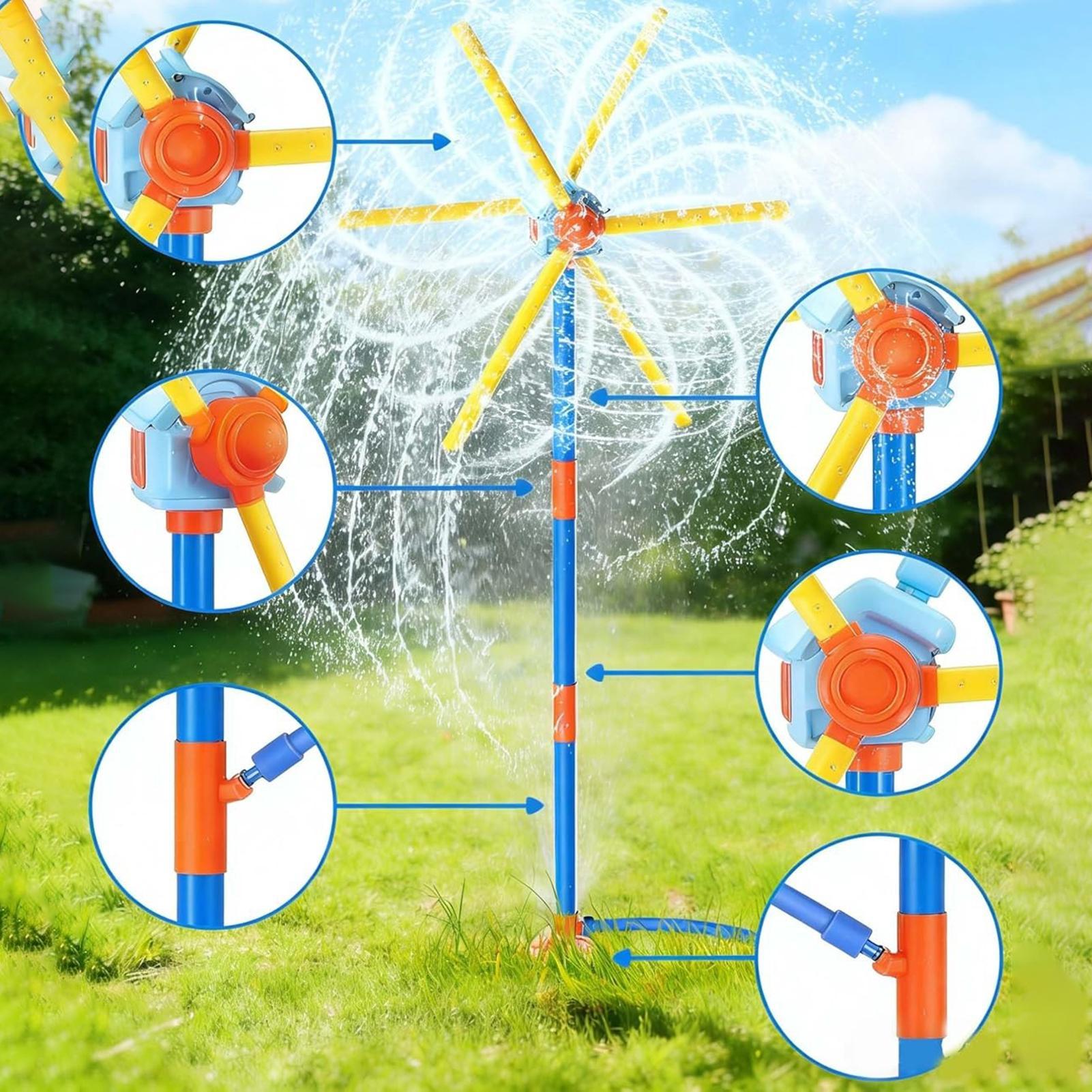 Kids Sprinkler Windmill Fun Sp - Kids Outdoor Yard Toys recension och pris