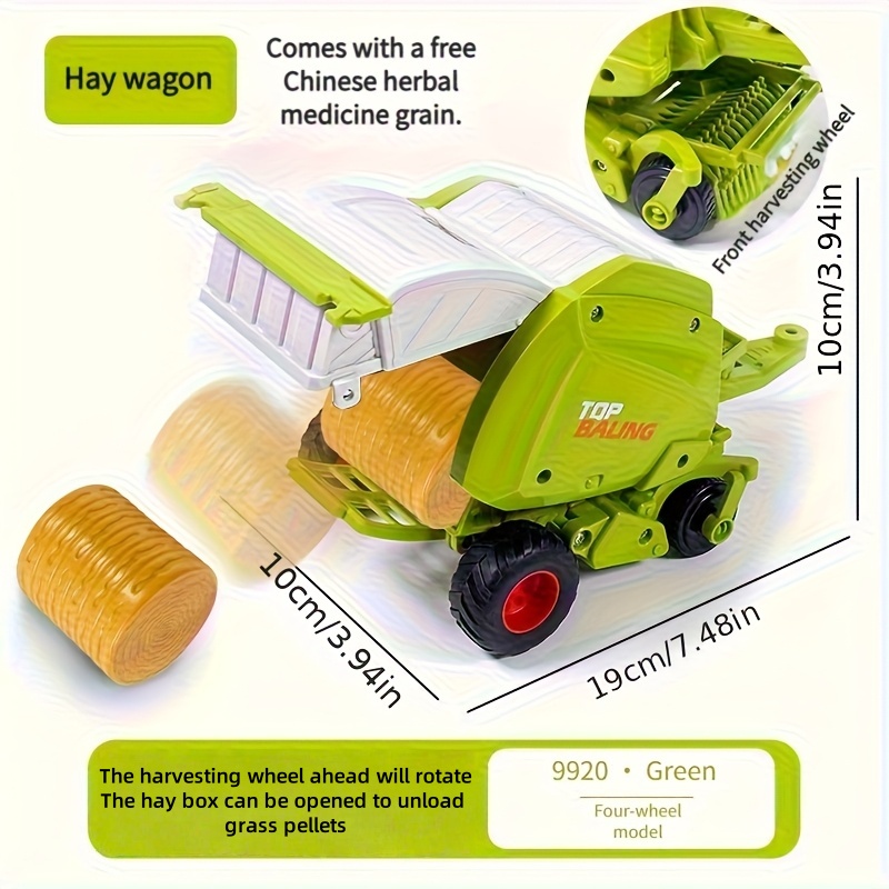 1:24 Inertial Farm Tractor wit - Kids Outdoor Kit recension och pris