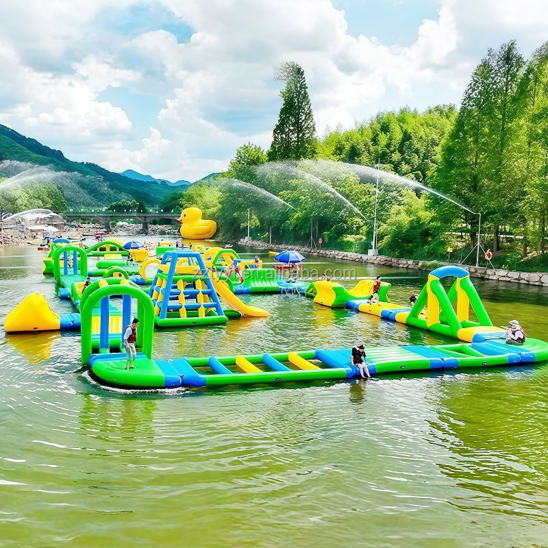 Customized Large Inflatable Wa - Kids Outdoor Obstacle Course Equipment recension och pris