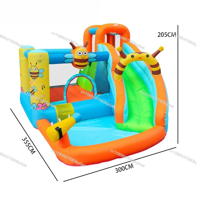 Inflatable Bounce Castle Water - Kids Indoor Outdoor Trampoline recension och pris