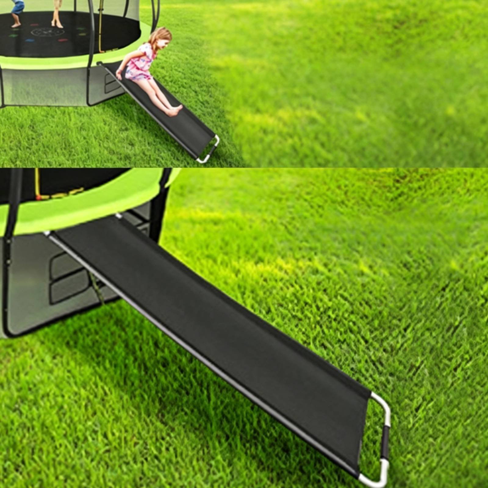 Kids Trampoline with Slide Ind - Kids Indoor Outdoor Trampoline recension och pris