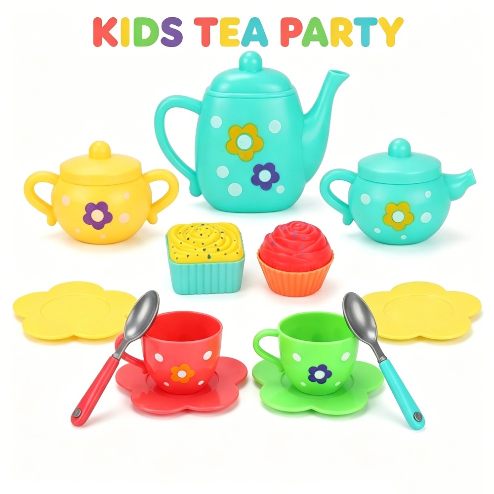 13Pcs Kids Toy Tea, Pretend Pl - Kids Outdoor Kitchen Set recension och pris