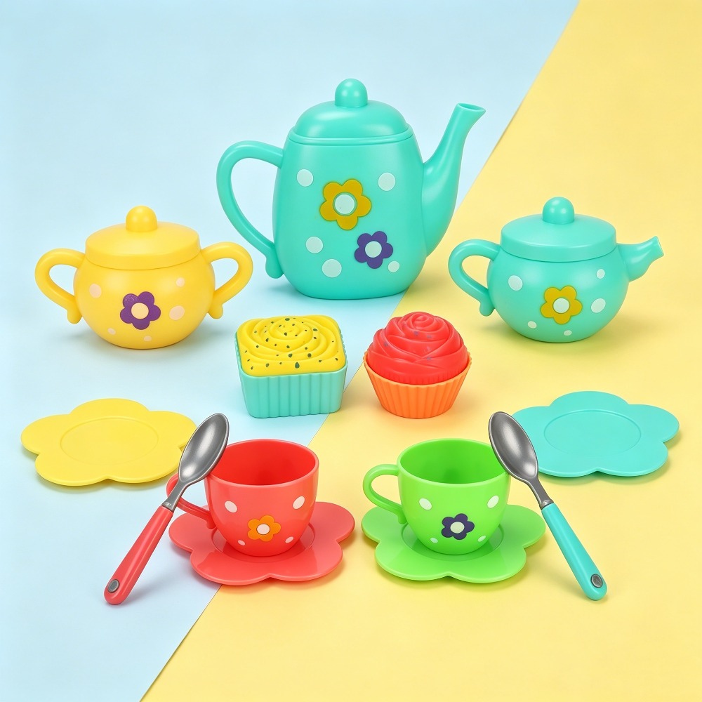 13Pcs Kids Toy Tea, Pretend Pl - Kids Outdoor Kitchen Set recension och pris