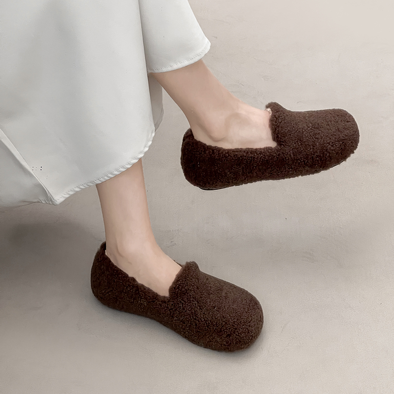2026Women Fuzzy Warm Slip‑on S - Kids Outdoor Shoes recension och pris