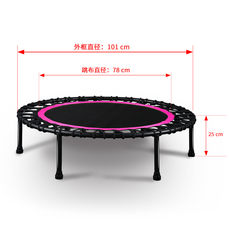 40 Inch Silent Rebounder Tramp - Kids Indoor Outdoor Trampoline recension och pris