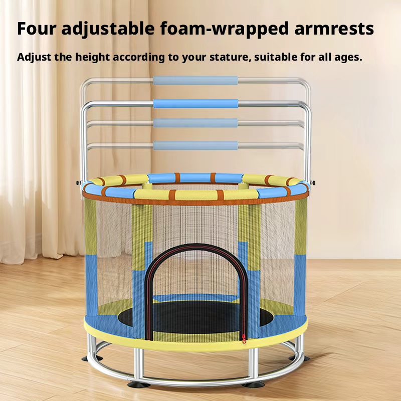 Trampoline with Protective Net - Kids Indoor Outdoor Trampoline recension och pris