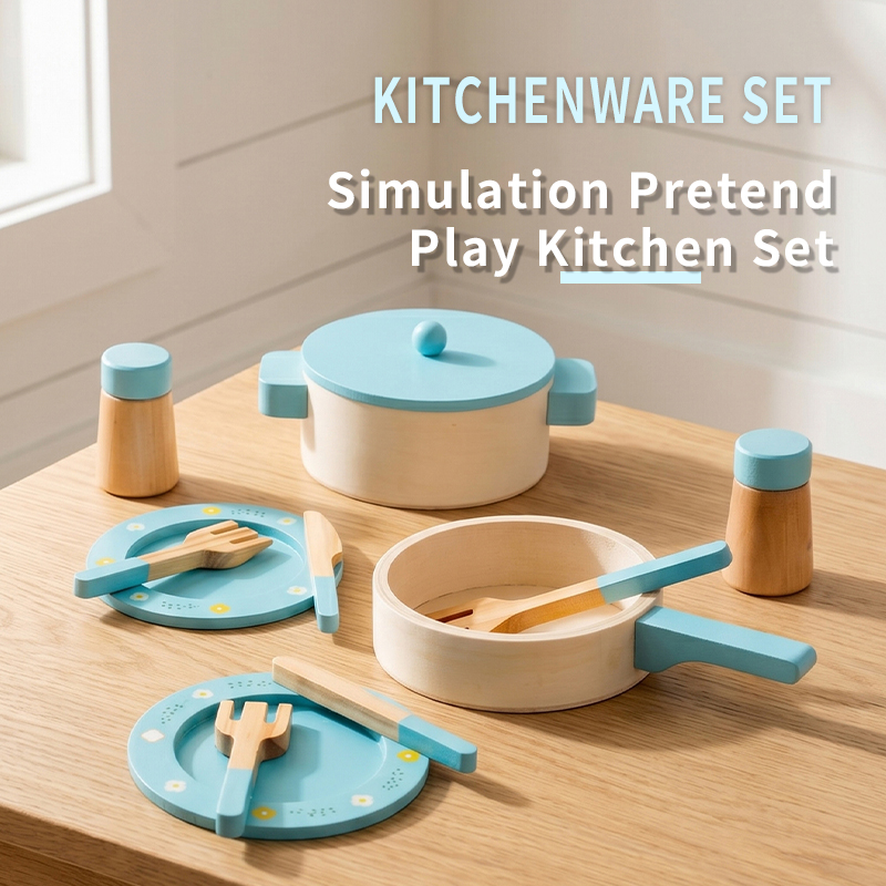 Wooden Kitchen Play Set for Ki - Kids Outdoor Kitchen Set recension och pris