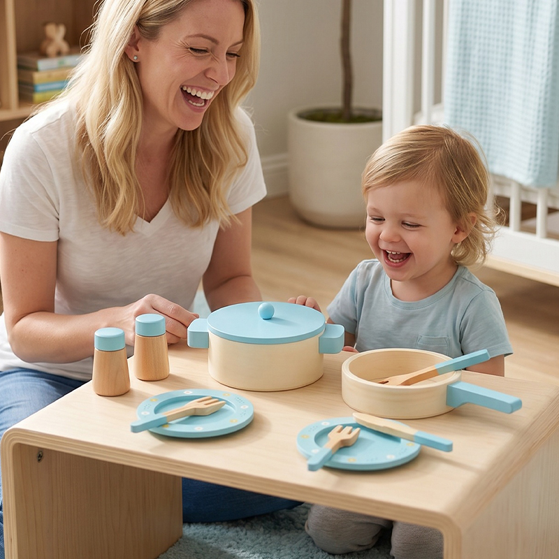 Wooden Kitchen Play Set for Ki - Kids Outdoor Kitchen Set recension och pris