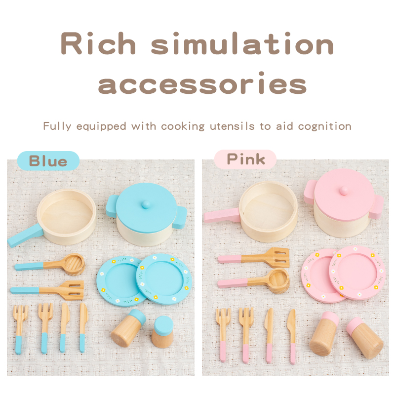 Wooden Kitchen Play Set for Ki - Kids Outdoor Kitchen Set recension och pris