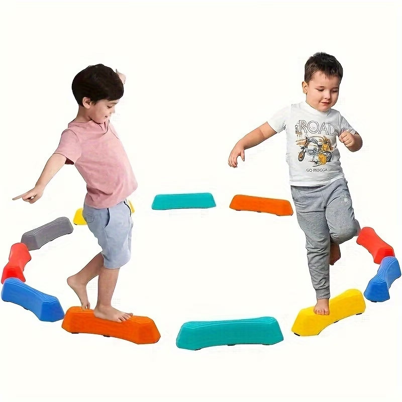 6pcs Stepping Stones Set, Anti - Kids Outdoor Obstacle Course Equipment recension och pris