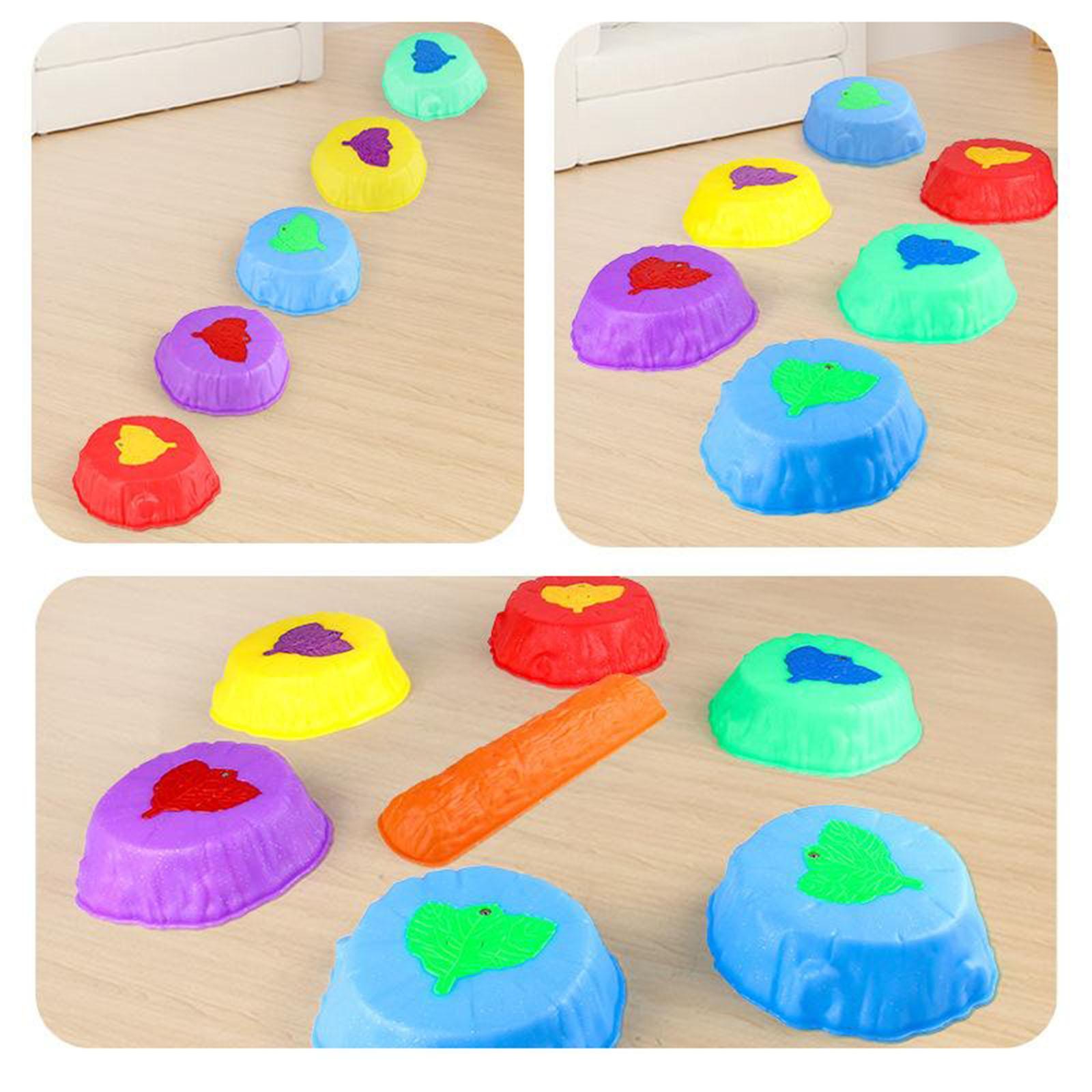 LED Kids Stepping Stones Obsta - Kids Outdoor Obstacle Course Equipment recension och pris