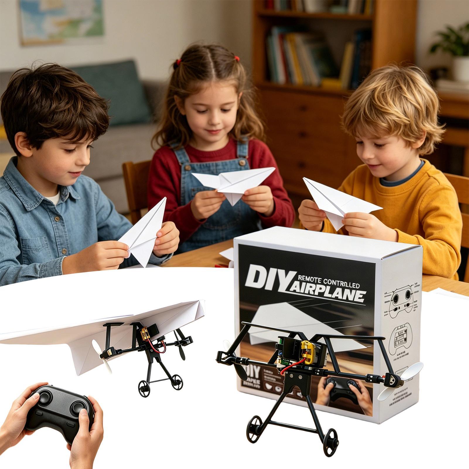 DIY RC Paper Airplane Kit Plan - Kids Outdoor Kit recension och pris