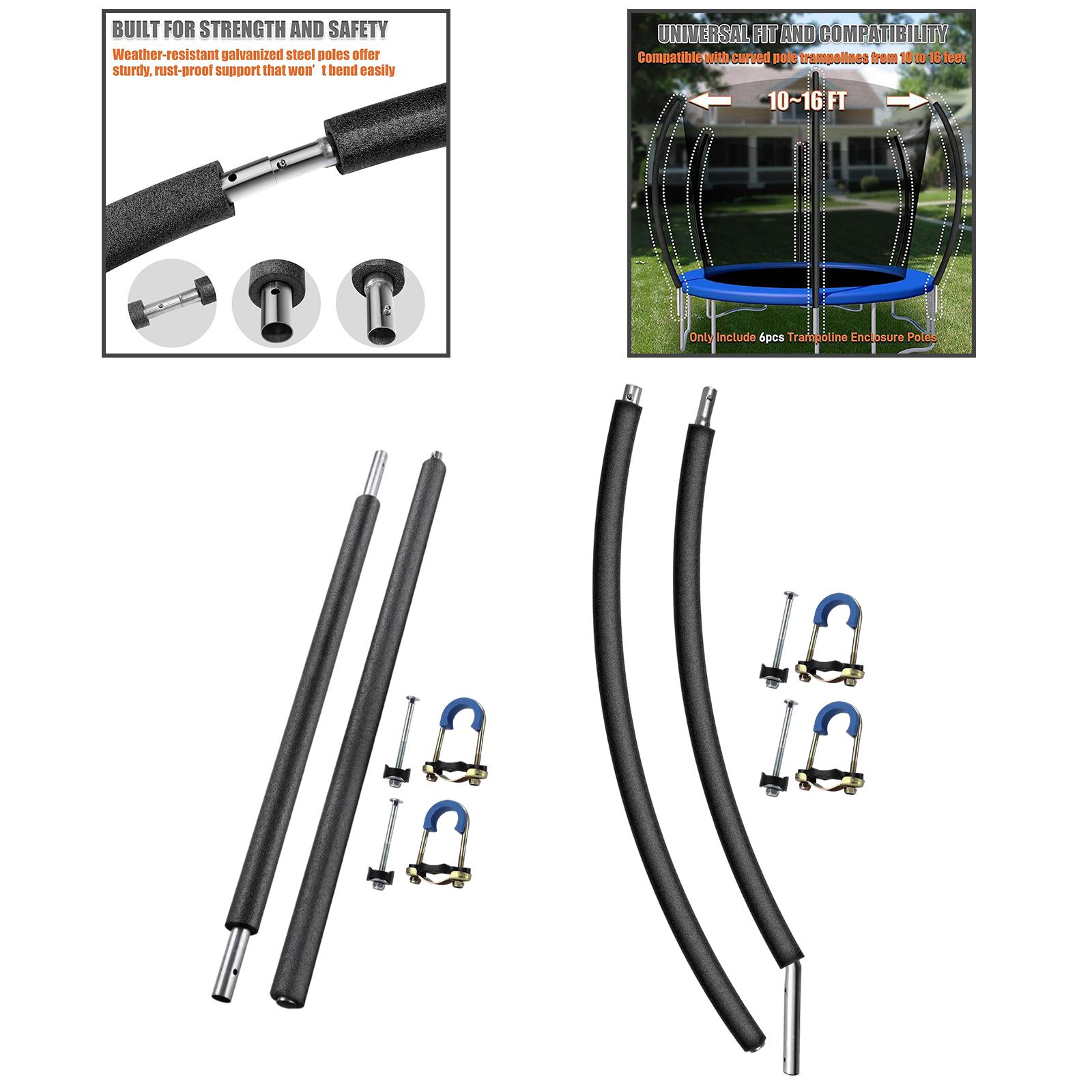 Two Section Trampoline Poles w - Kids Indoor Outdoor Trampoline recension och pris