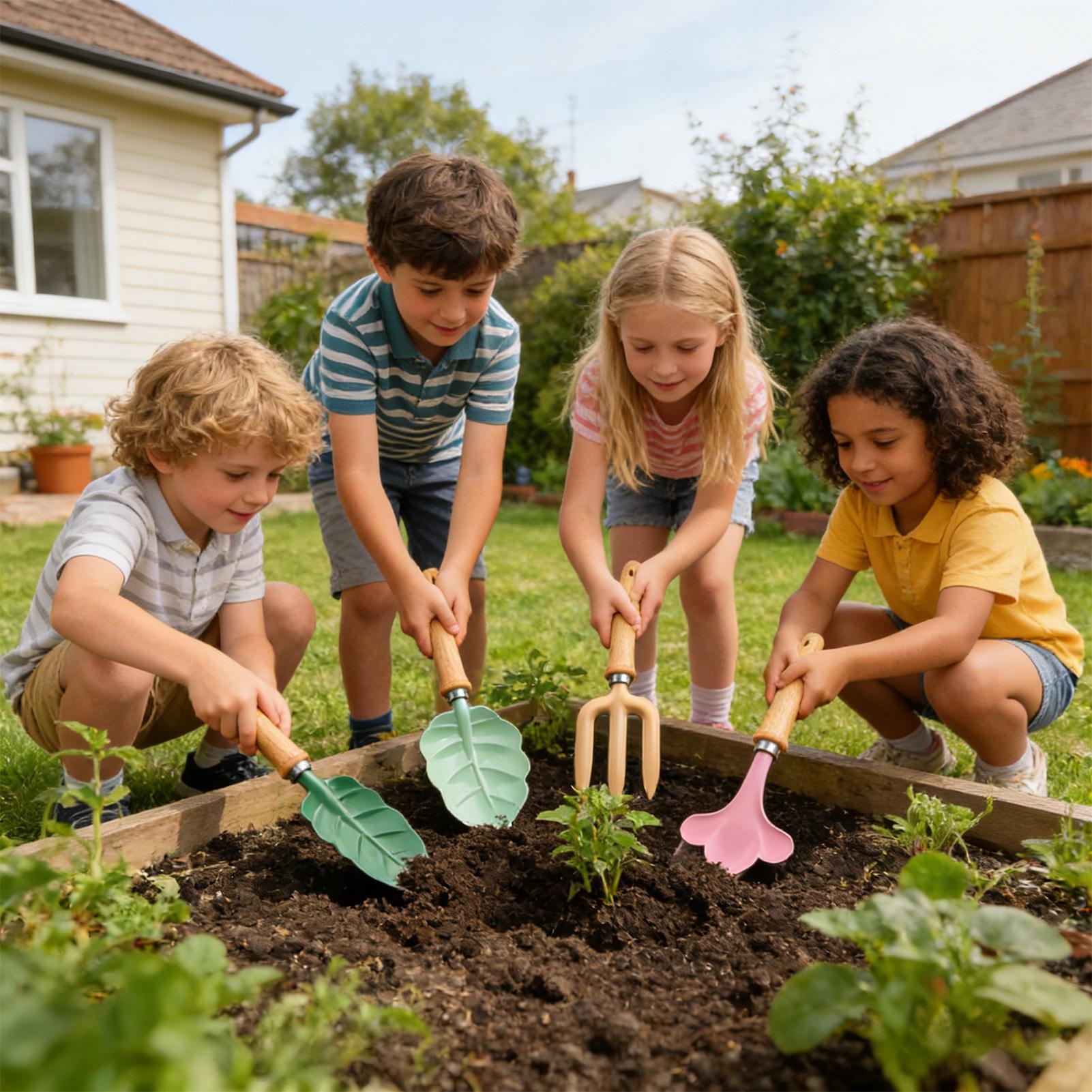 Kids Gardening Set 4 Piece Lea - Kids Outdoor Yard Toys recension och pris