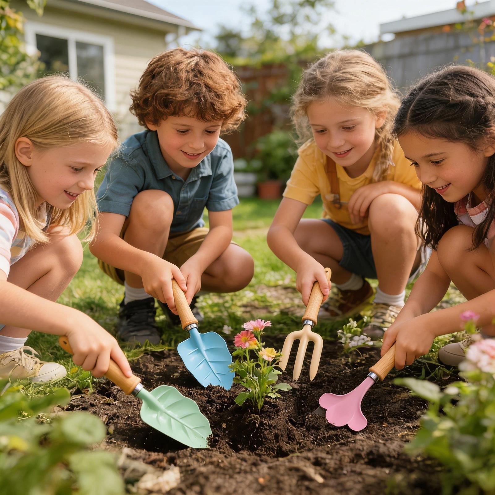 Kids Gardening Set 4 Piece Lea - Kids Outdoor Yard Toys recension och pris