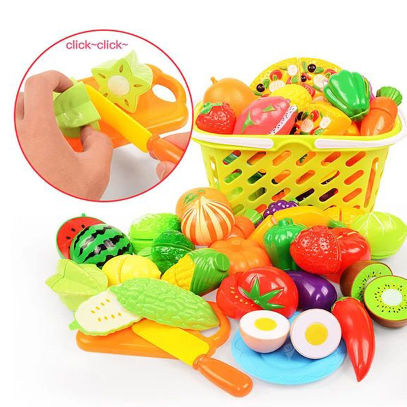 Children Toys Cutting Fruits a - Kids Outdoor Kitchen Set recension och pris