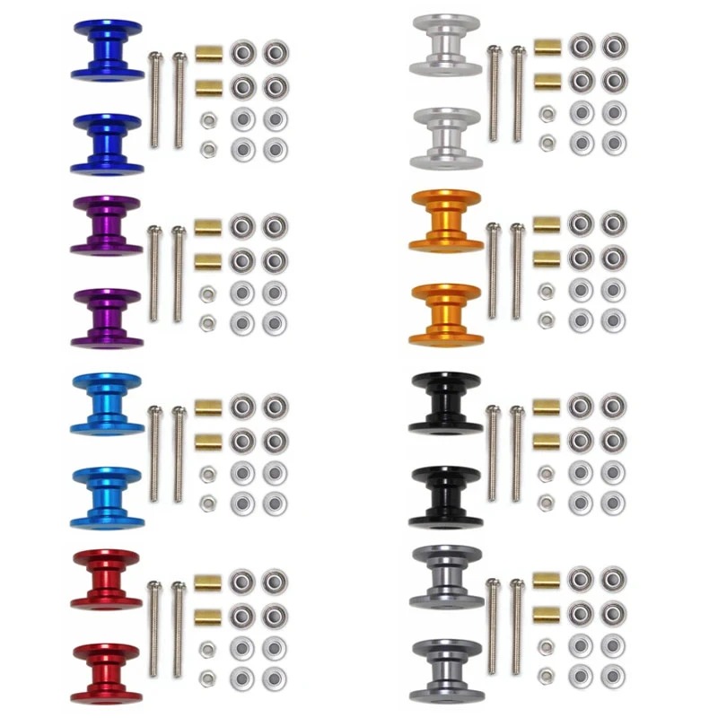 2Pcs 12-13mm Double Guide Roll - Tamiya Model Mini 4Wd recension och pris