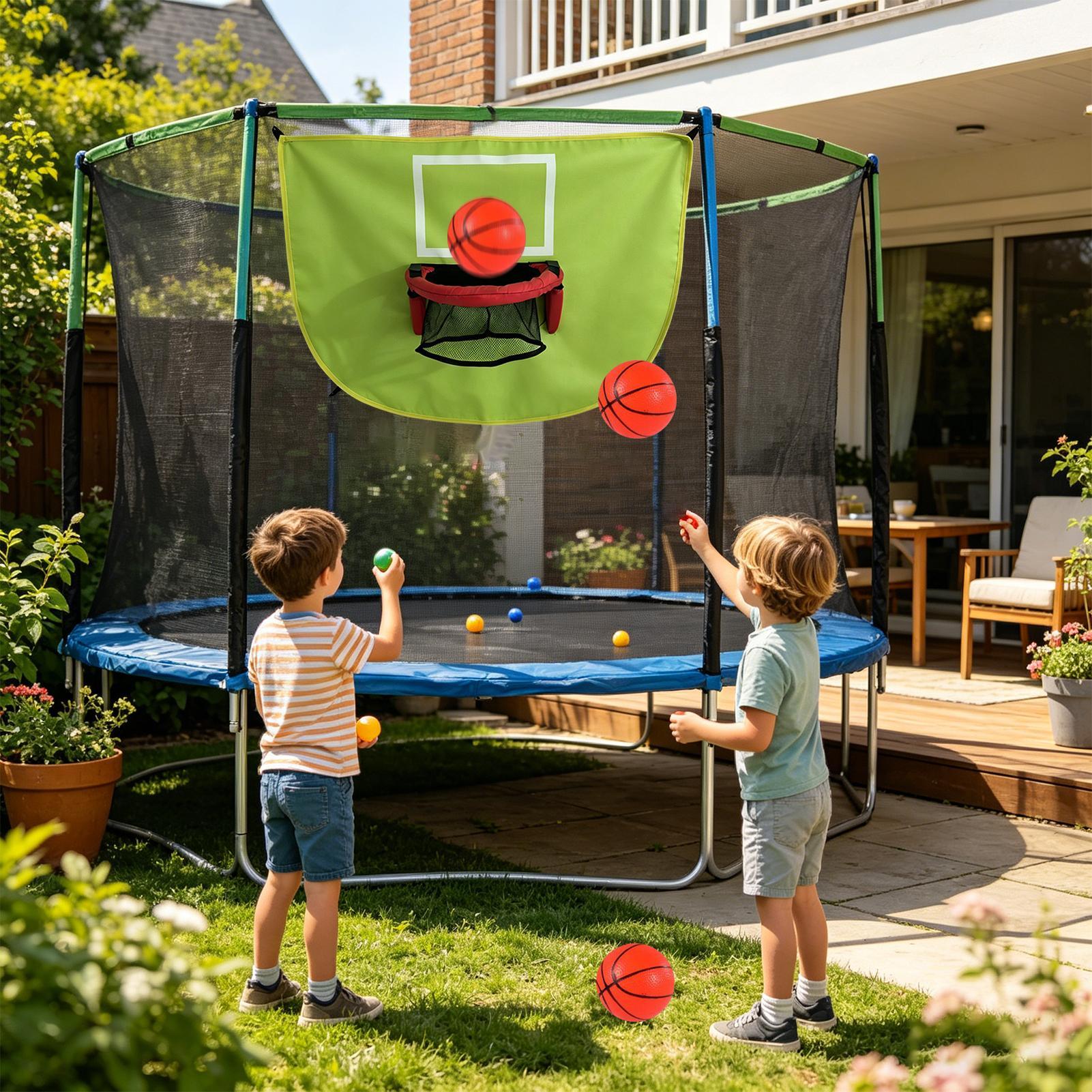 Trampoline Hoop with Pump 3 Ba - Kids Indoor Outdoor Trampoline recension och pris