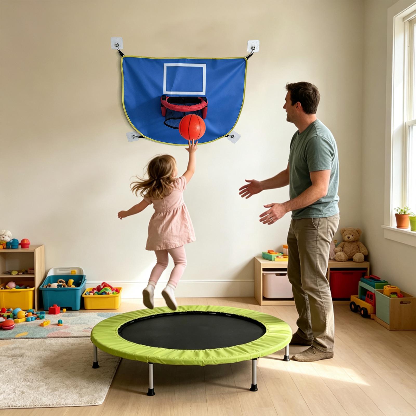 Trampoline Hoop with Pump 3 Ba - Kids Indoor Outdoor Trampoline recension och pris