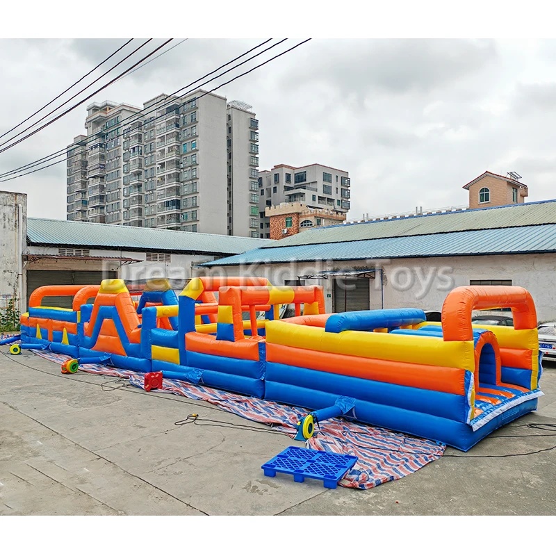 Giant PVC Inflatable Obstacle  - Kids Outdoor Obstacle Course Equipment recension och pris