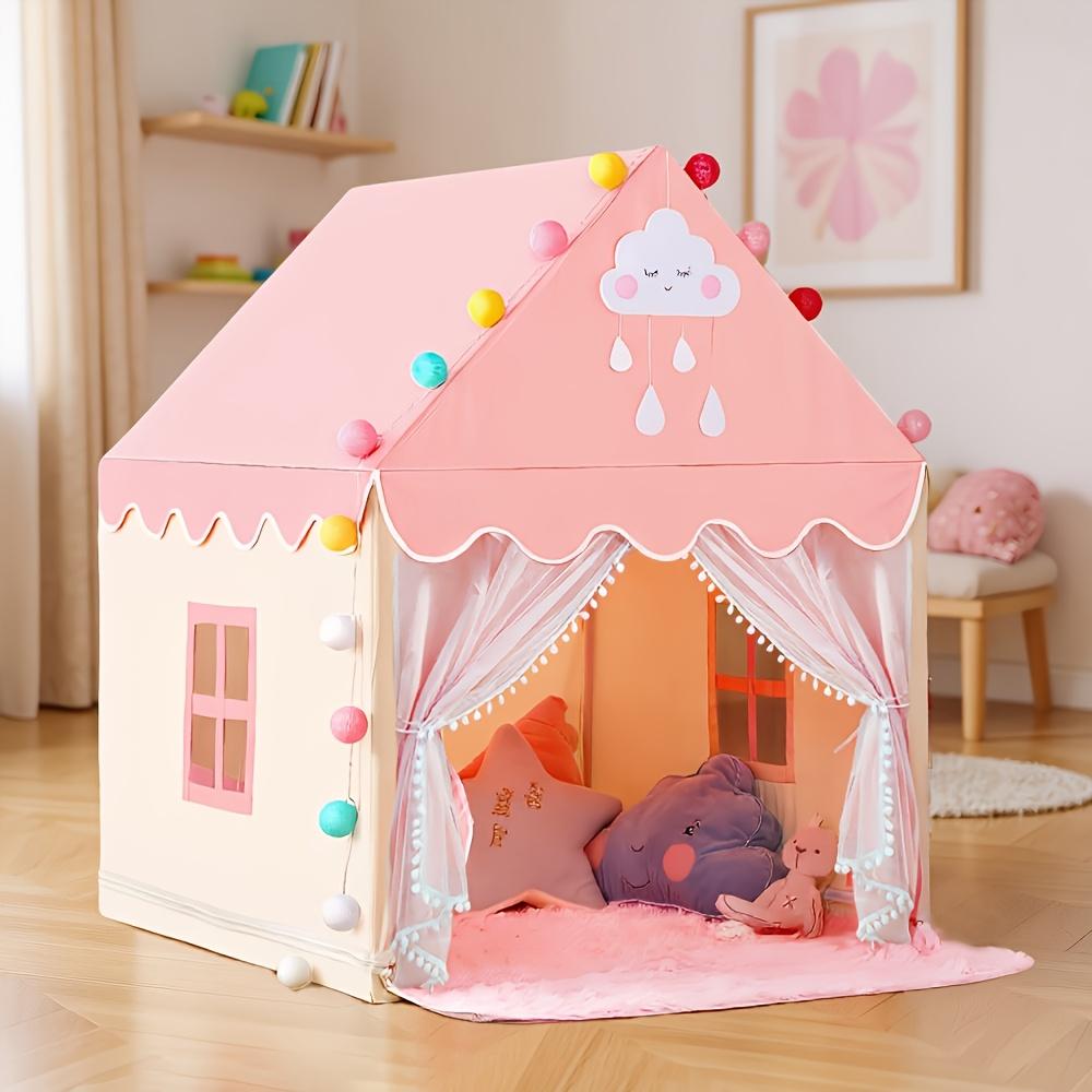 Large Pink Girls & Boys Castle - Kids Outdoor Hideout recension och pris