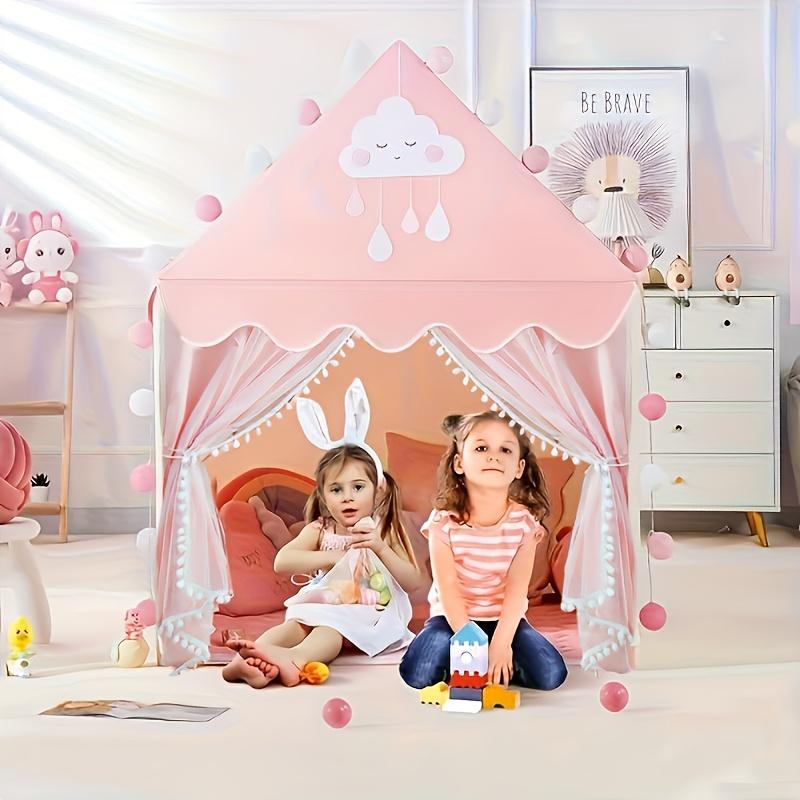 Large Pink Girls & Boys Castle - Kids Outdoor Hideout recension och pris