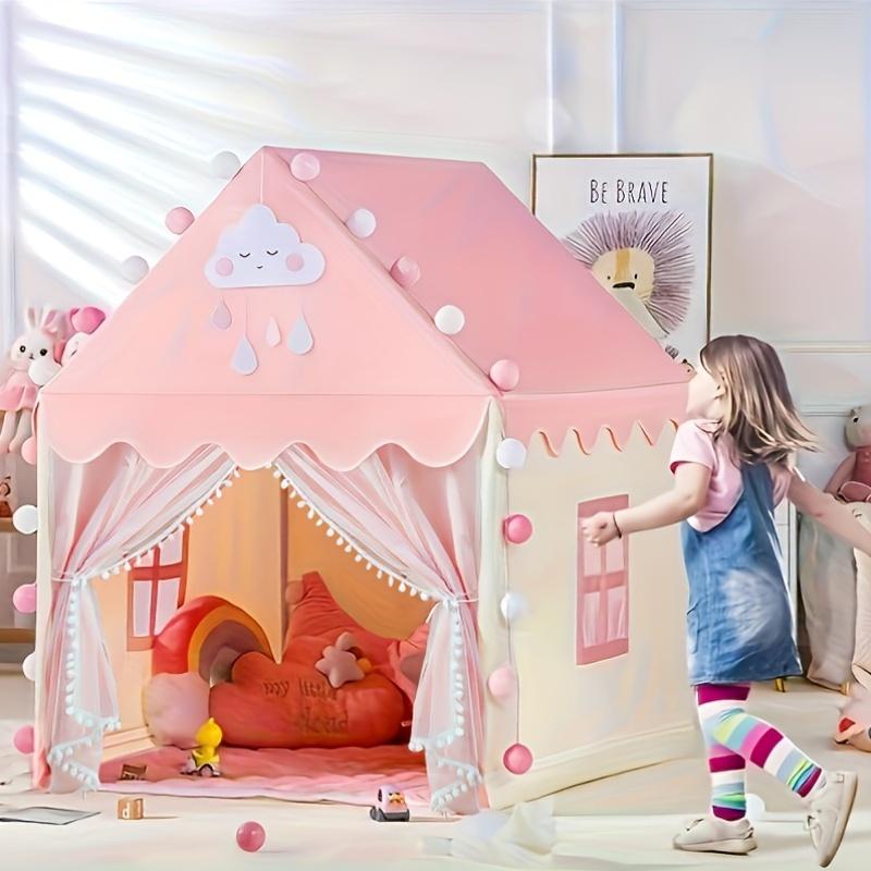 Large Pink Girls & Boys Castle - Kids Outdoor Hideout recension och pris