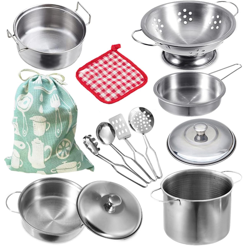 MINI Stainless Steel Kitchen U - Kids Outdoor Kitchen Set recension och pris