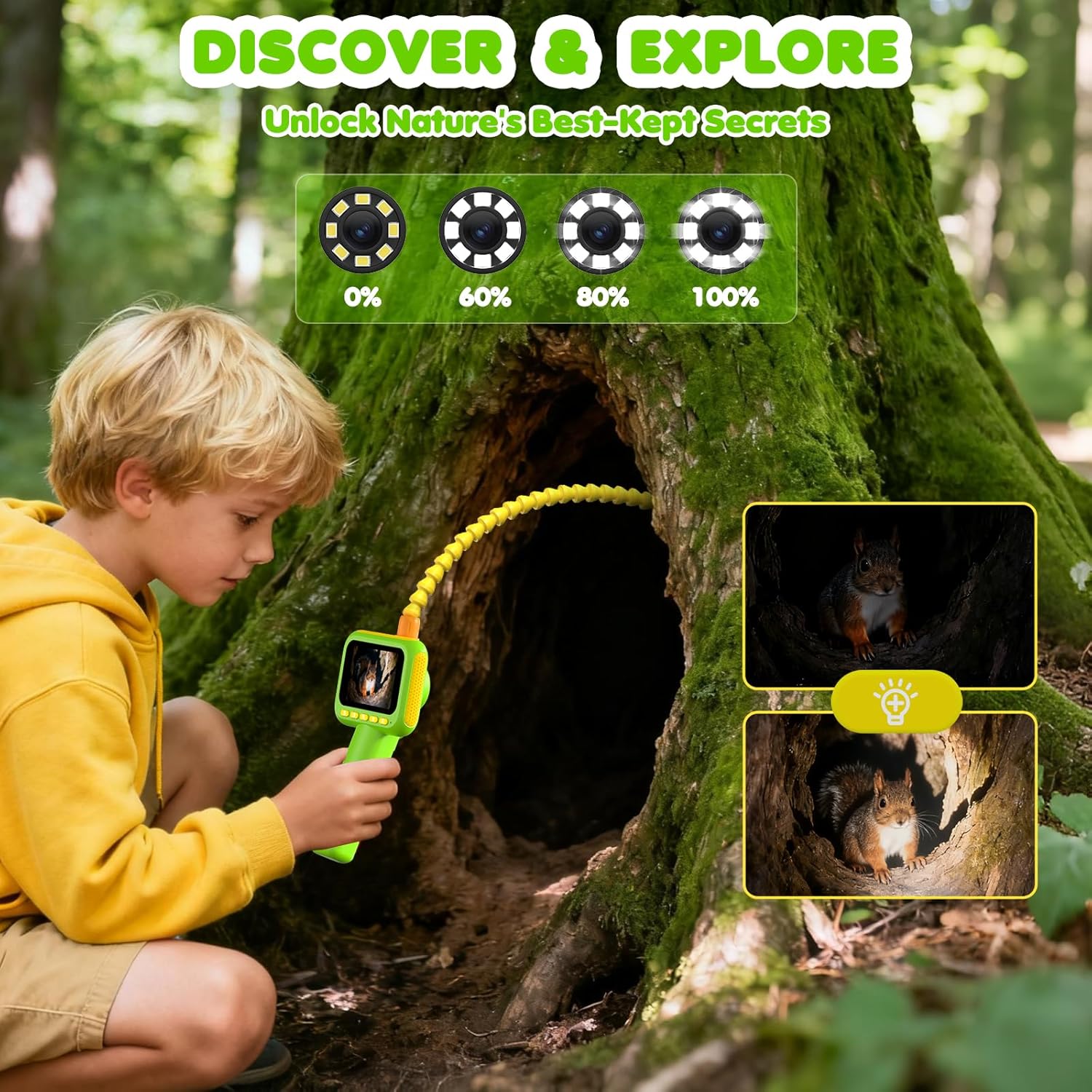 Endoscope for Kids, Borescope  - Kids Outdoor Kit recension och pris