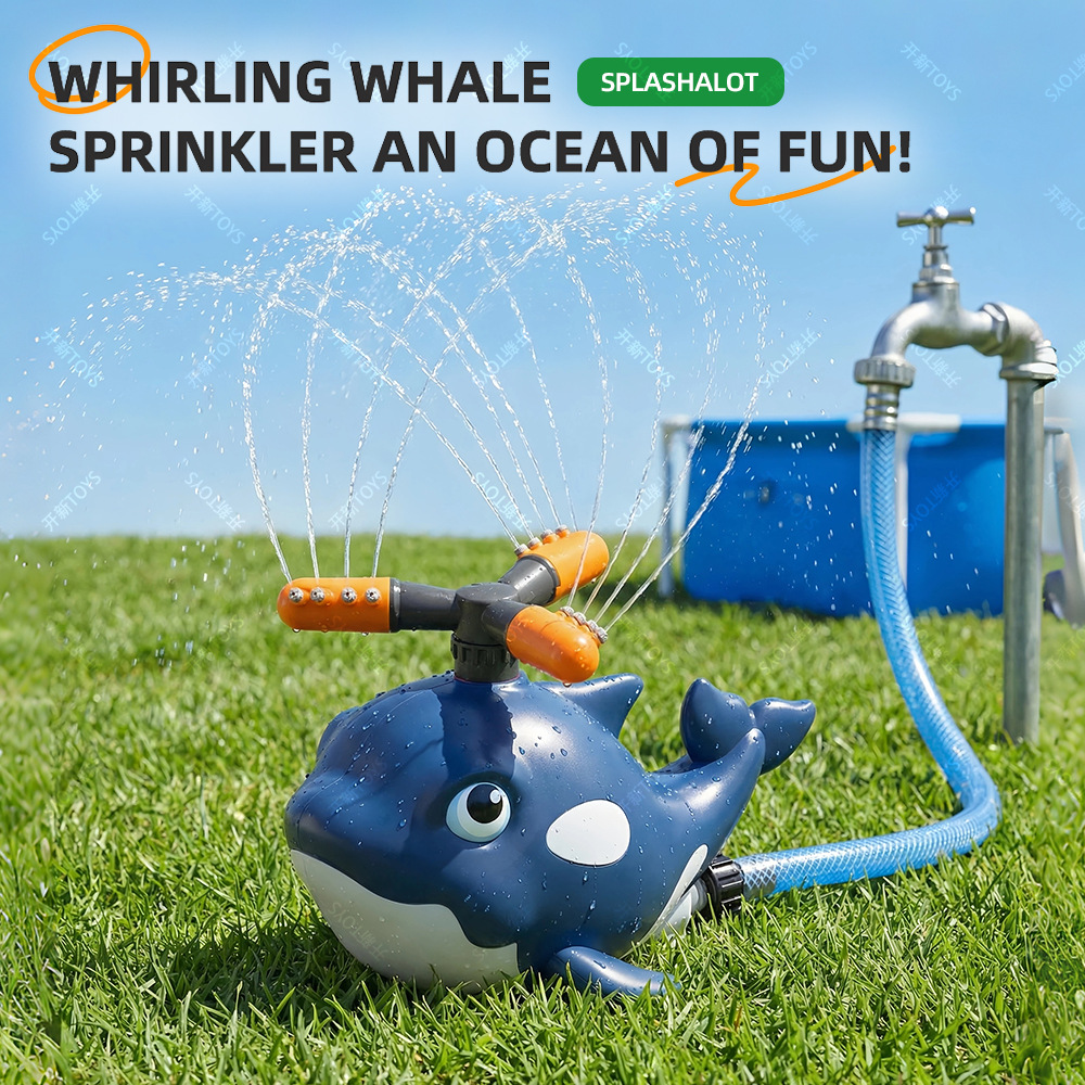 Cartoon Whale Sprinkler Outdoo - Kids Outdoor Yard Toys recension och pris
