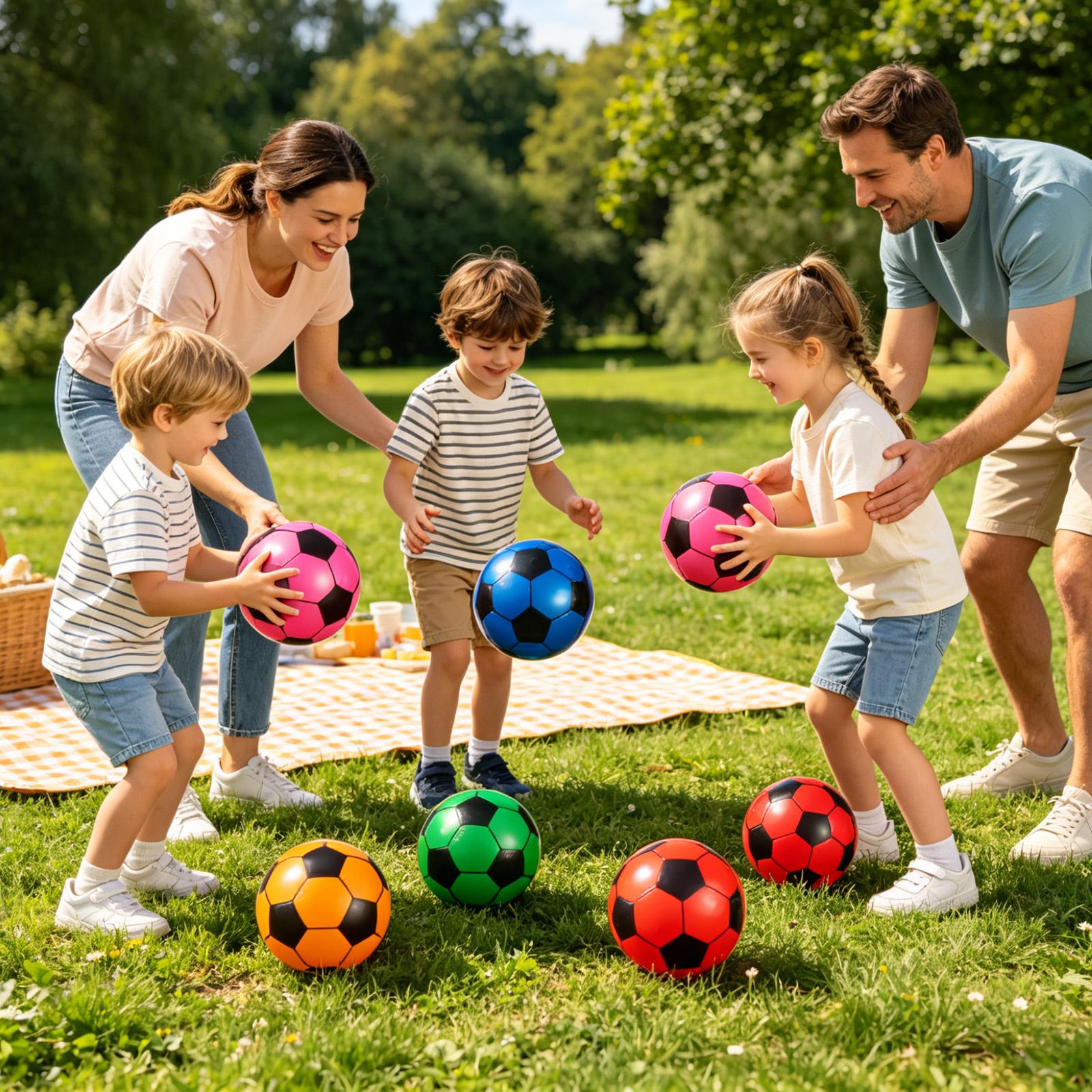 Soccer Ball Inflatable 6 Piece - Kids Outdoor Yard Toys recension och pris