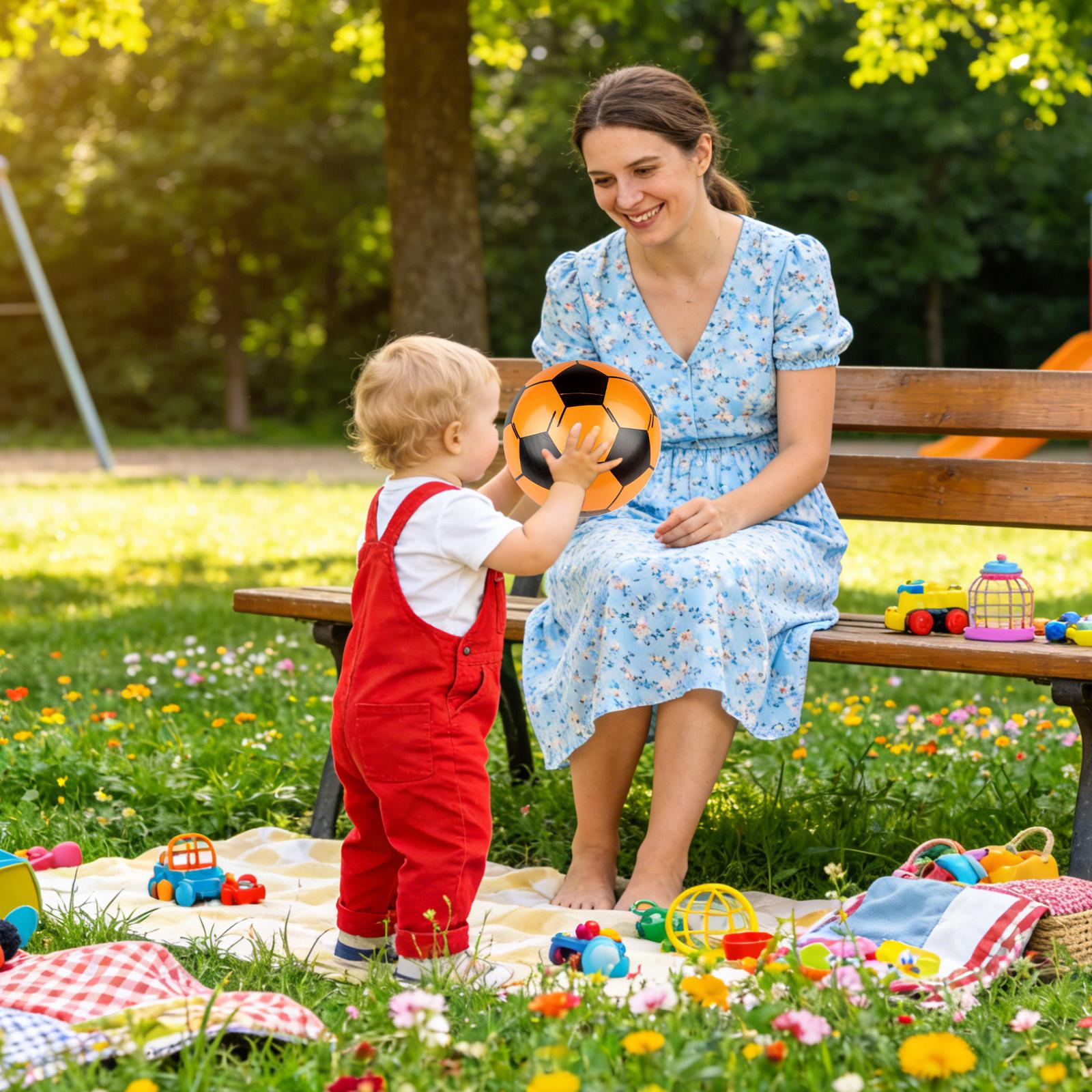 Soccer Ball Inflatable 6 Piece - Kids Outdoor Yard Toys recension och pris